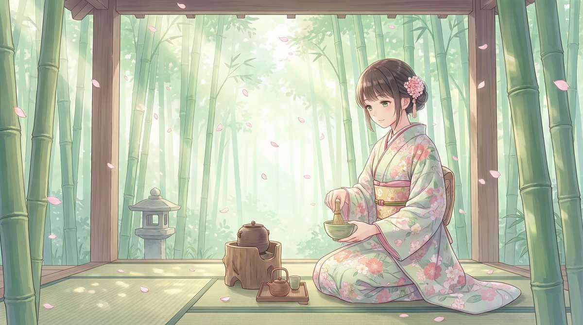 小马拉大车传统茶道美食视频